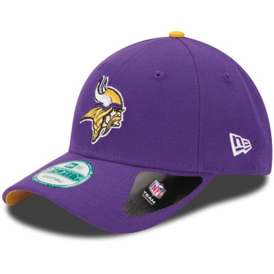 Men's Minnesota Vikings New Era Purple The League 9FORTY Adjustable Hat 1434640